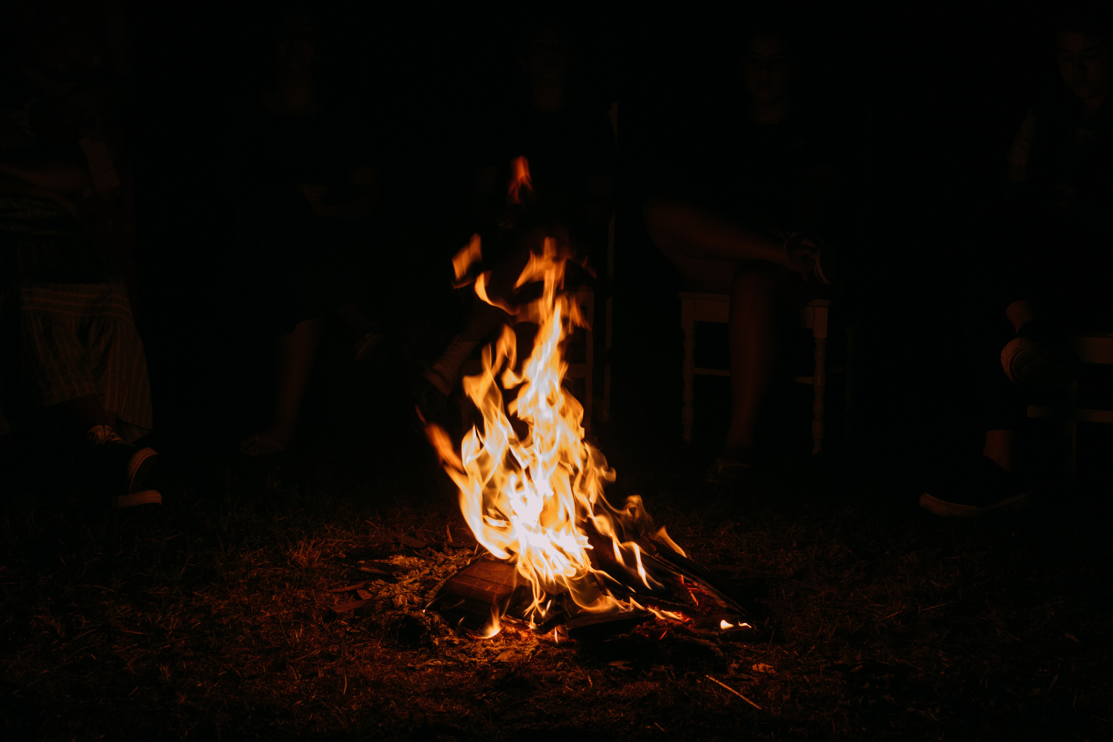 A Bonfire While Dark